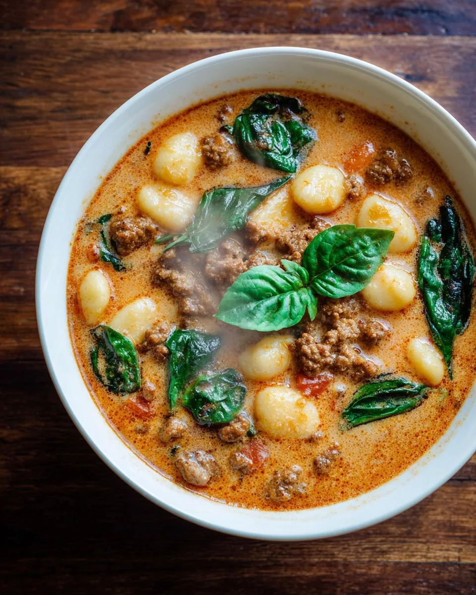 Italian Sausage Gnocchi Soup - detail 4