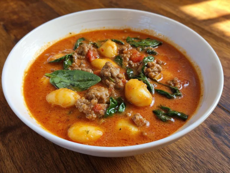 Italian Sausage Gnocchi Soup
