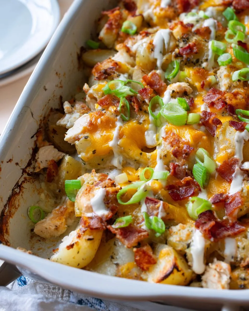 Loaded Potato Ranch Chicken Casserole - detail 3