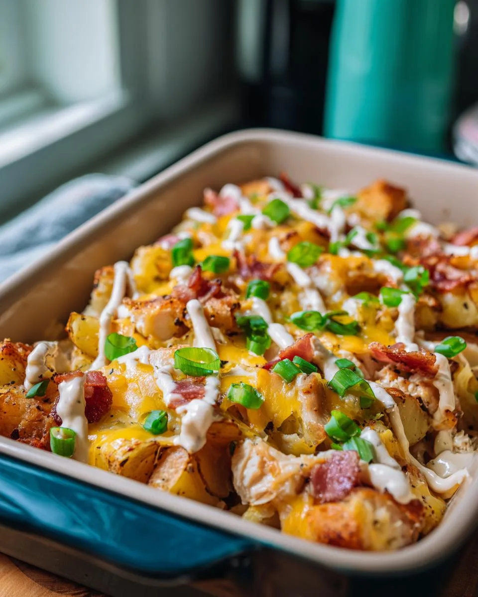 Loaded Potato Ranch Chicken Casserole - detail 4