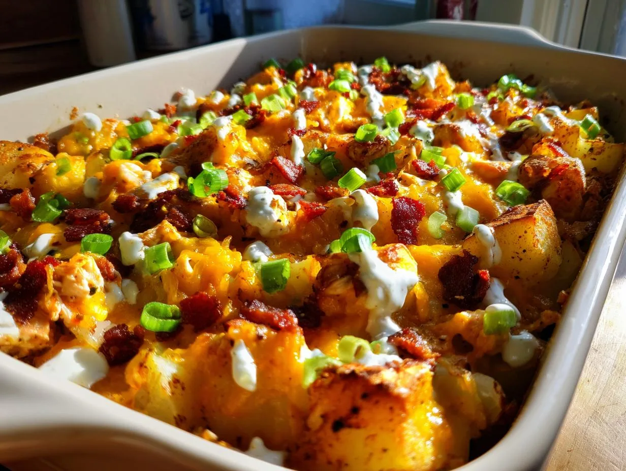 5-Star Loaded Potato Ranch Chicken Casserole – Pure Comfort