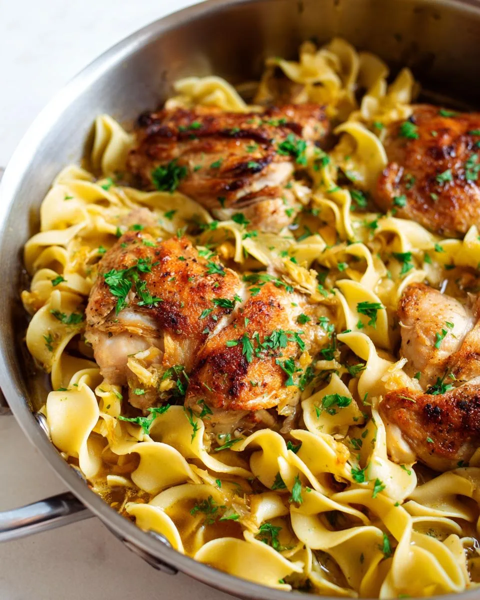 One-Pan Chicken with Buttered Noodles - detail 3