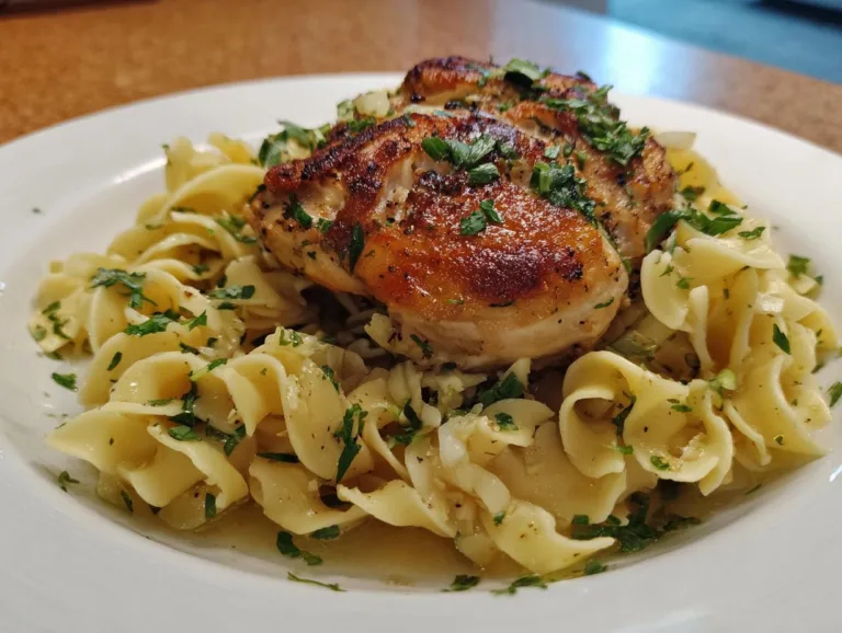 One-Pan Chicken with Buttered Noodles