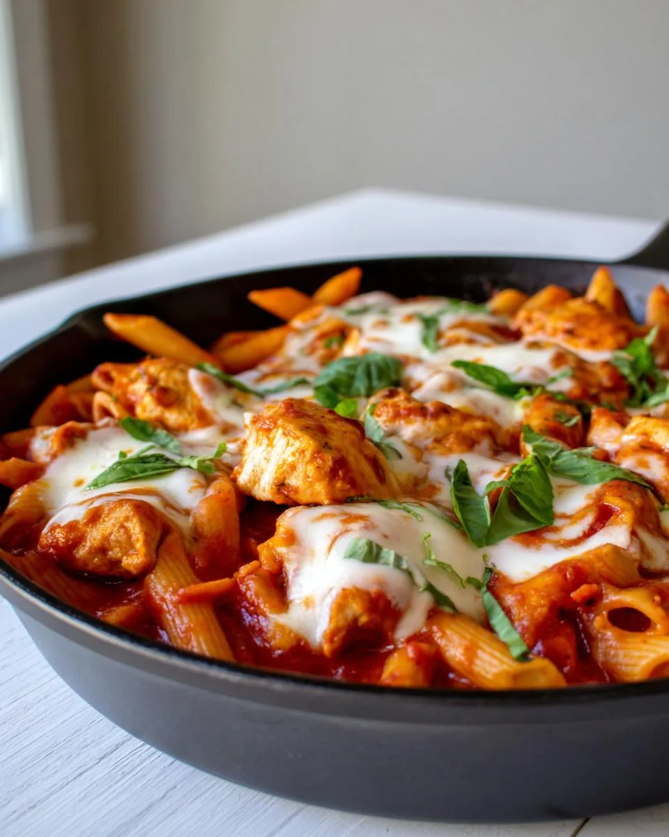 One Pot Chicken Parmesan Pasta - detail 3