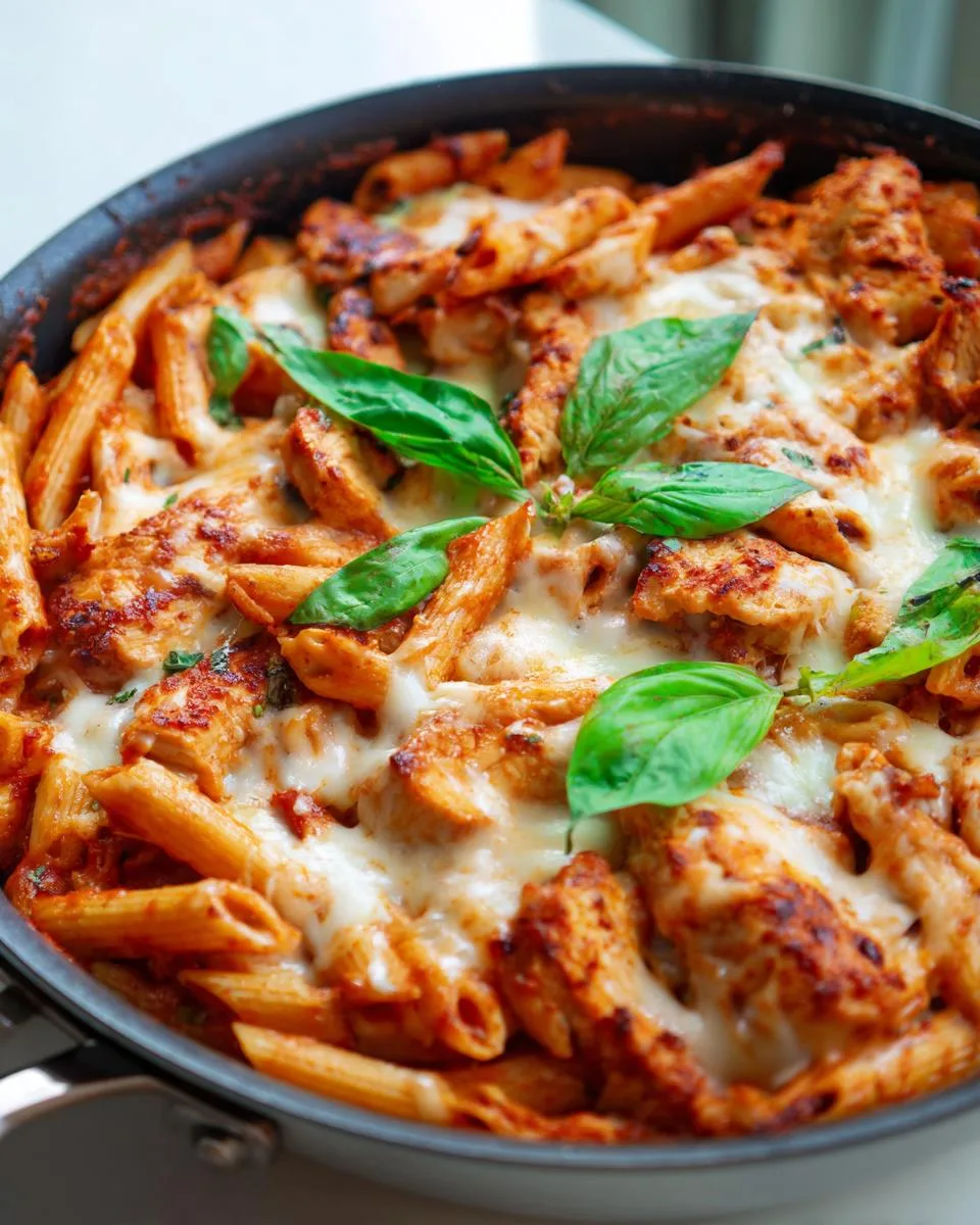 One Pot Chicken Parmesan Pasta - detail 4