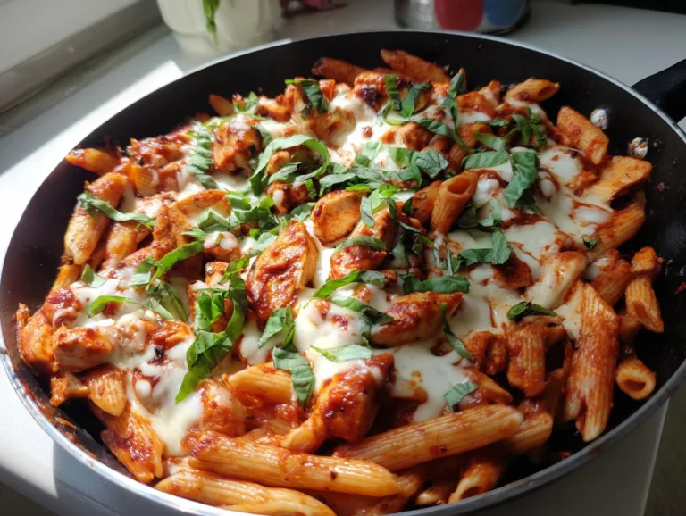 One Pot Chicken Parmesan Pasta