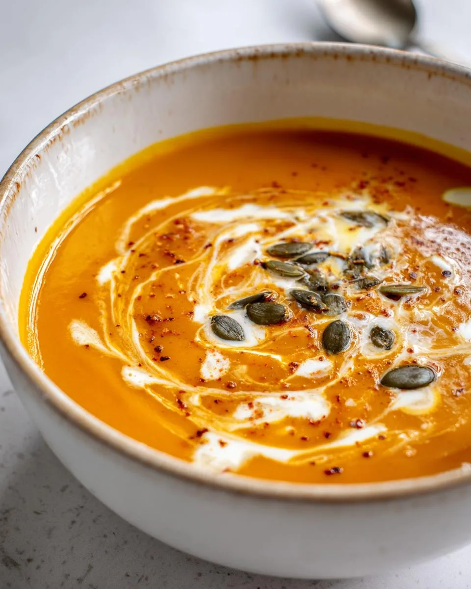 Panera Autumn Squash Soup - detail 3