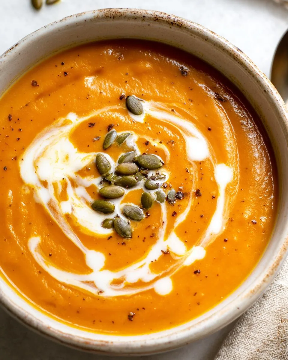Panera Autumn Squash Soup - detail 4