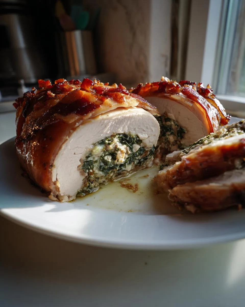 Perfect Christmas Stuffed Turkey Breast - detail 4