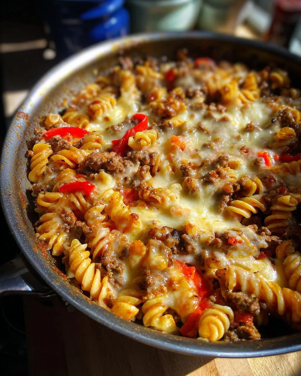 Philly Cheesesteak Pasta Recipe - detail 3