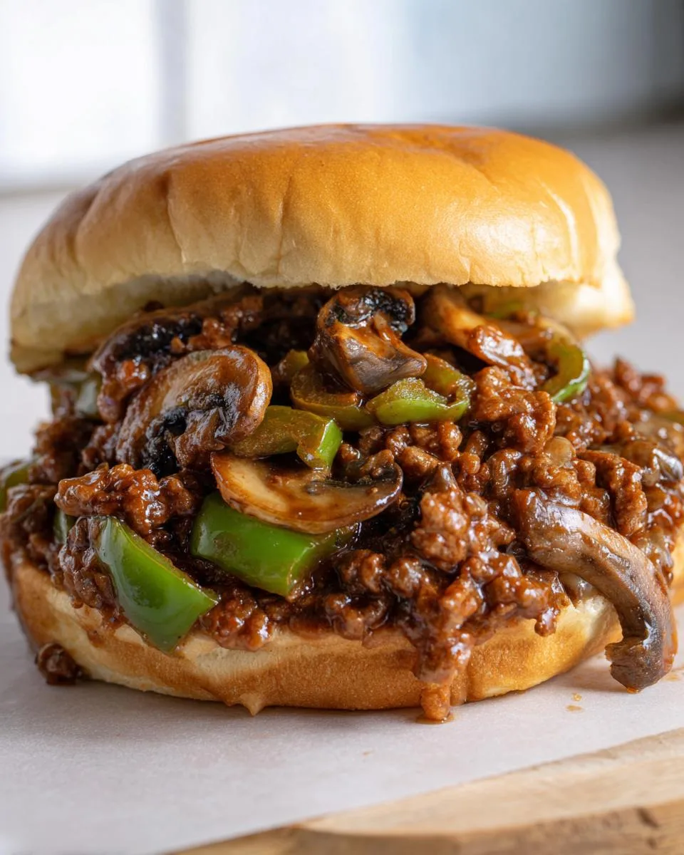 Philly Cheesesteak Sloppy Joes - detail 4