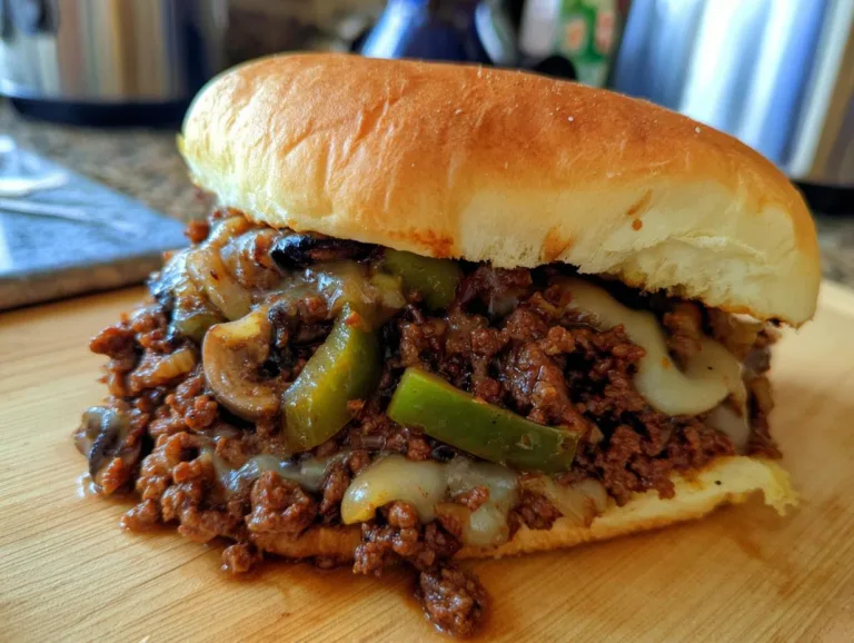 Philly Cheesesteak Sloppy Joes