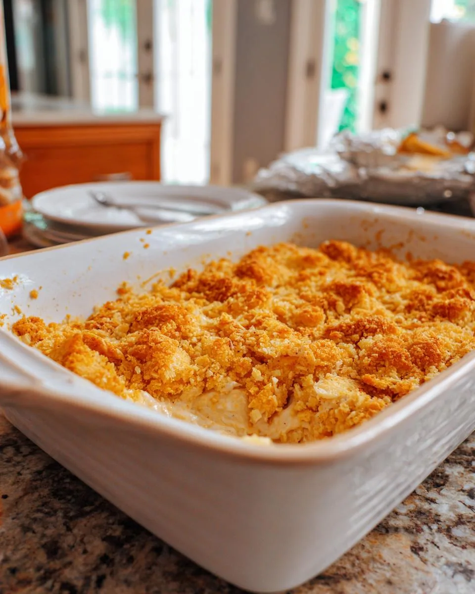 Ritz Cracker Chicken Casserole - detail 3