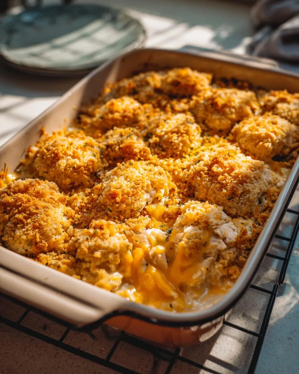 Ritz Cracker Chicken Casserole - detail 4
