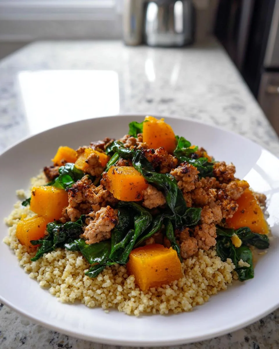 Roasted Butternut Squash With Ground Turkey - detail 3