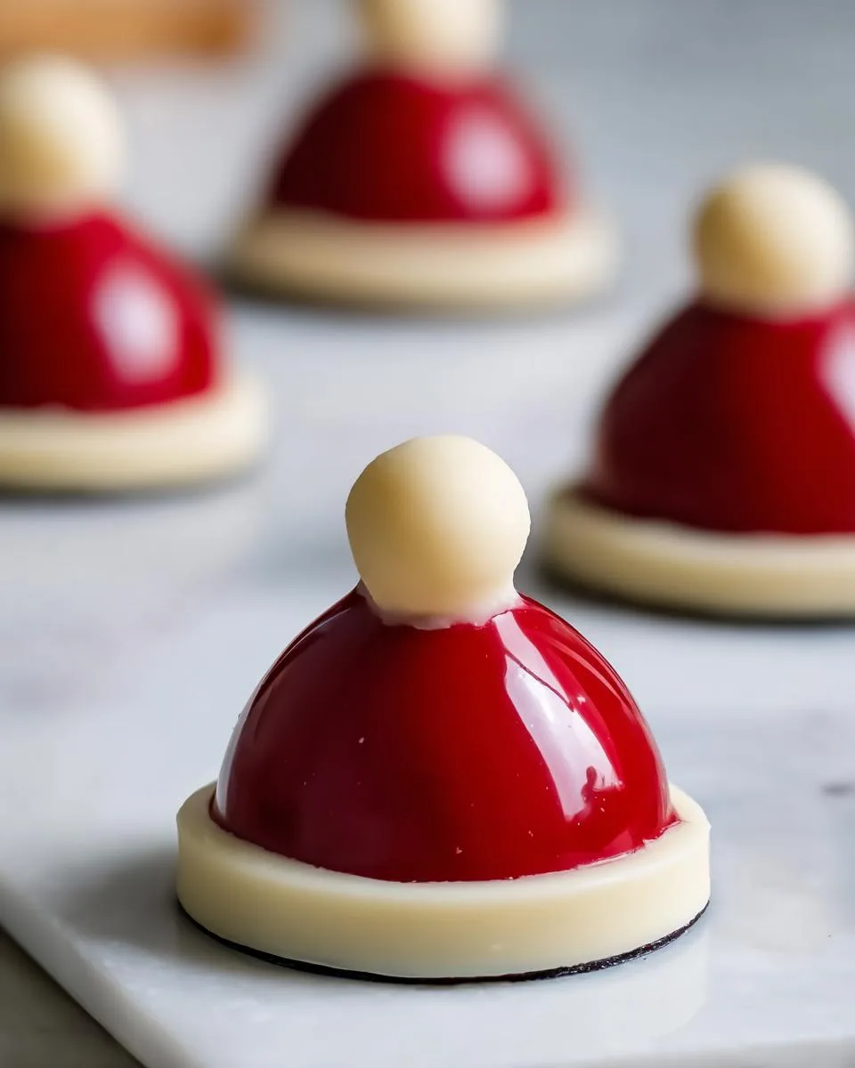 Santa’s Red Hat Truffles - detail 4