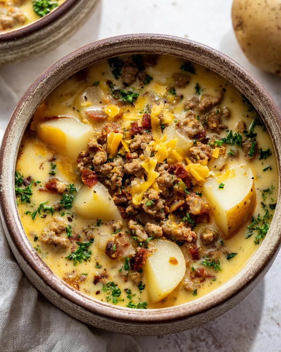 Sausage Potato Soup - detail 3