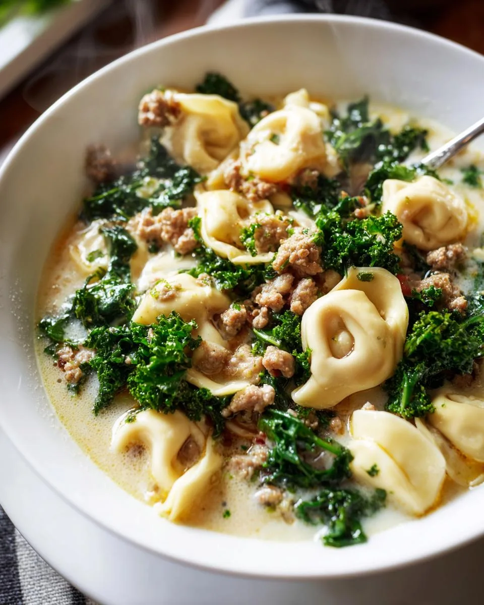 Sausage Tortellini Soup - detail 4