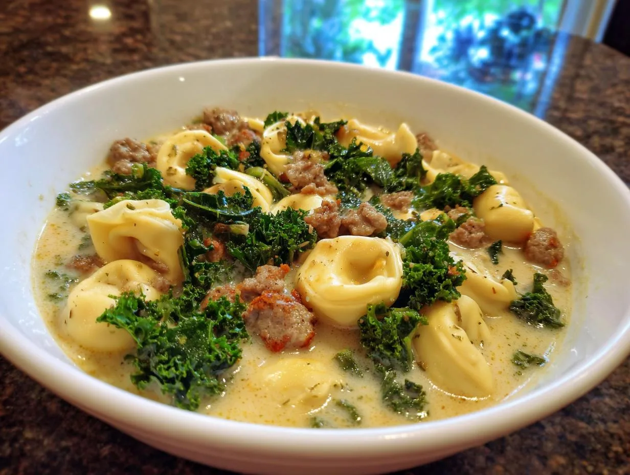 Grandma Jo’s Heartwarming Sausage Tortellini Soup in 30 Min