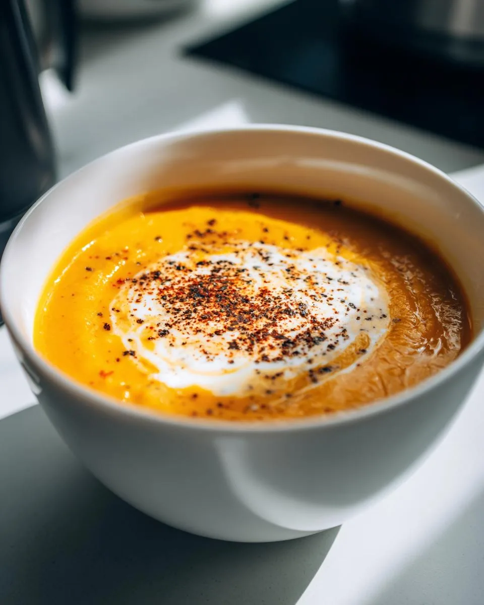 Simple Butternut Squash Soup - detail 3