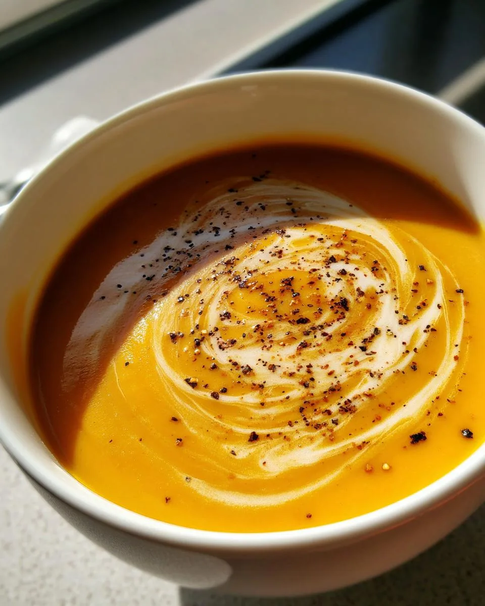 Simple Butternut Squash Soup - detail 4