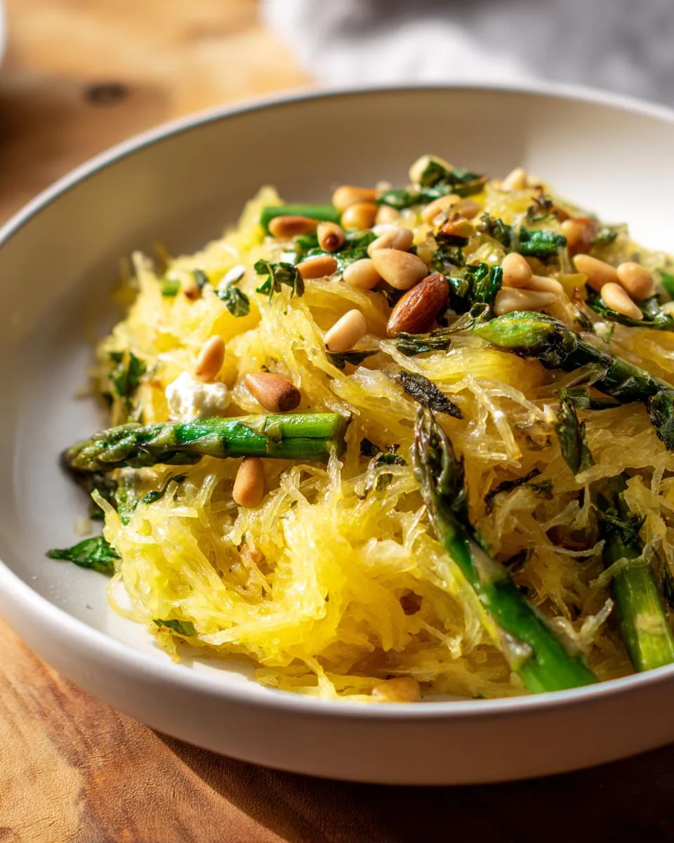 Spaghetti Squash With Asparagus And Thyme - detail 4