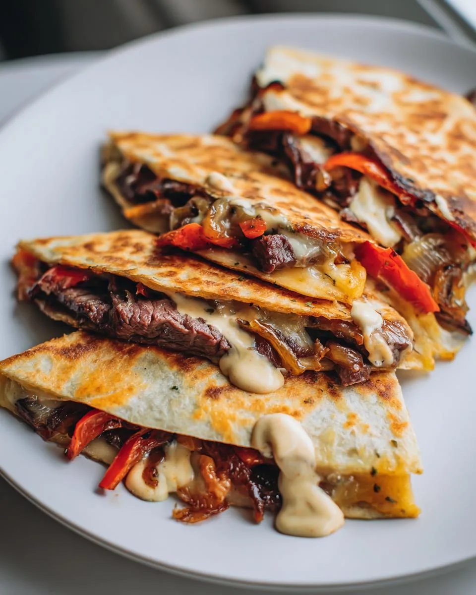 Steak Quesadillas with Chipotle Crema - detail 3