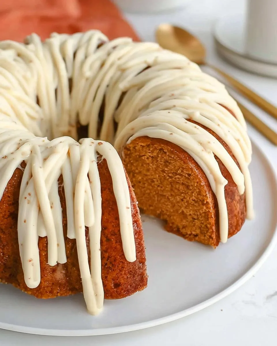 pumpkin bundt cake - detail 3