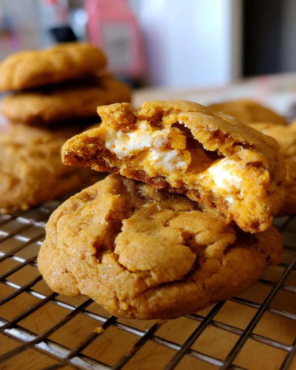pumpkin cheesecake cookies - detail 4