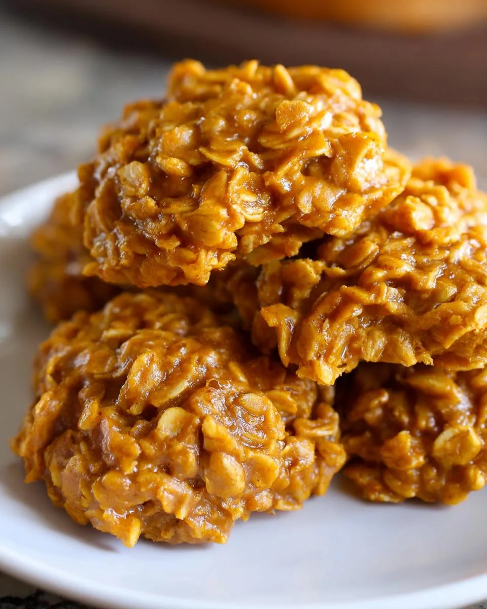pumpkin no bake cookies - detail 3