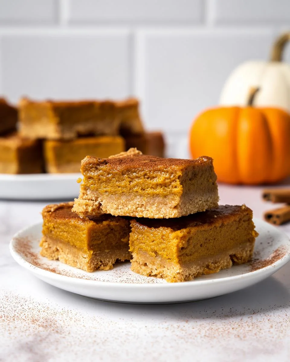 pumpkin pie bars - detail 3