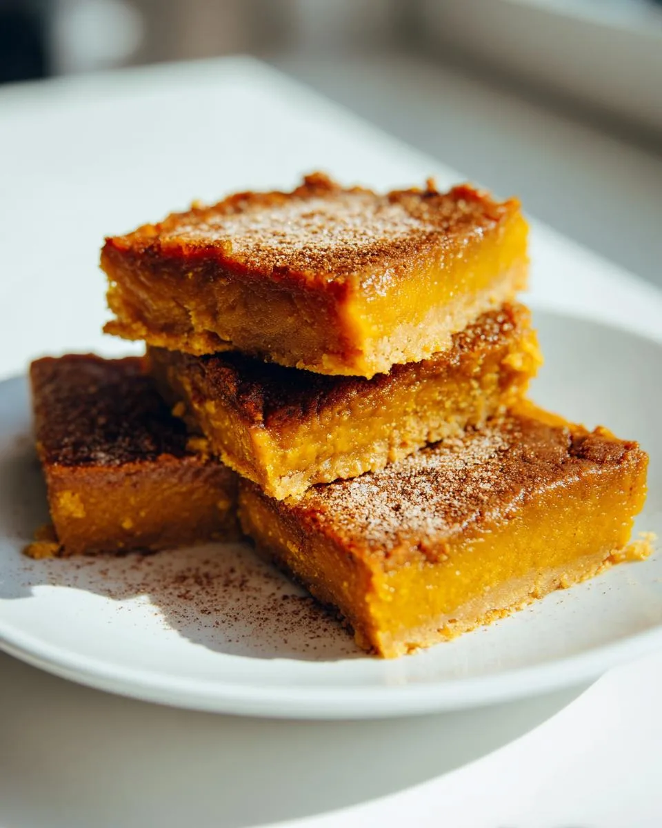pumpkin pie bars - detail 5