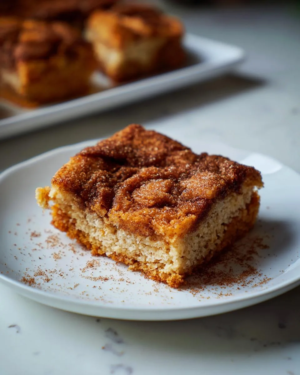 pumpkin snickerdoodle blondies - detail 3