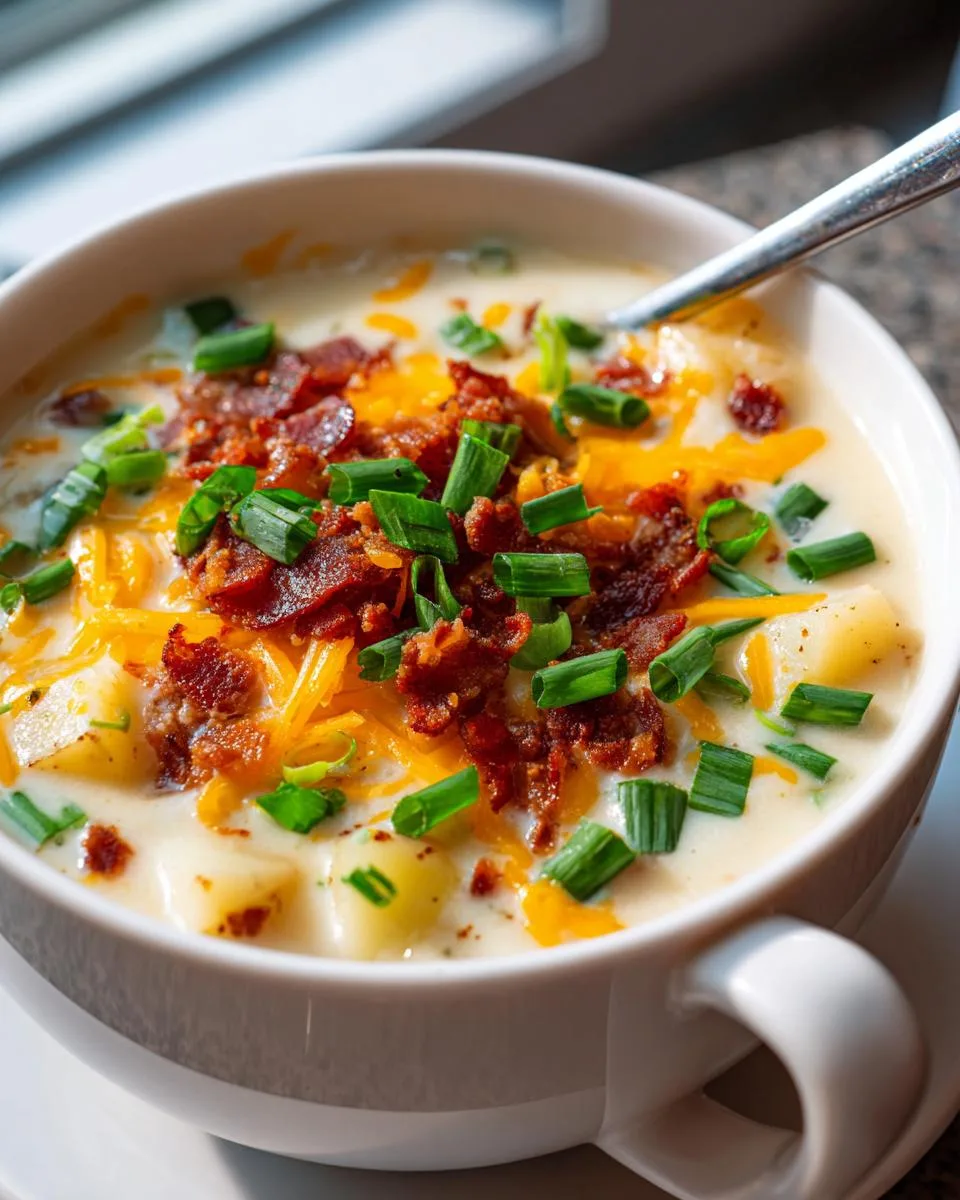 Baked Potato Soup - detail 2