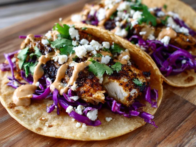 Blackened Fish Tacos