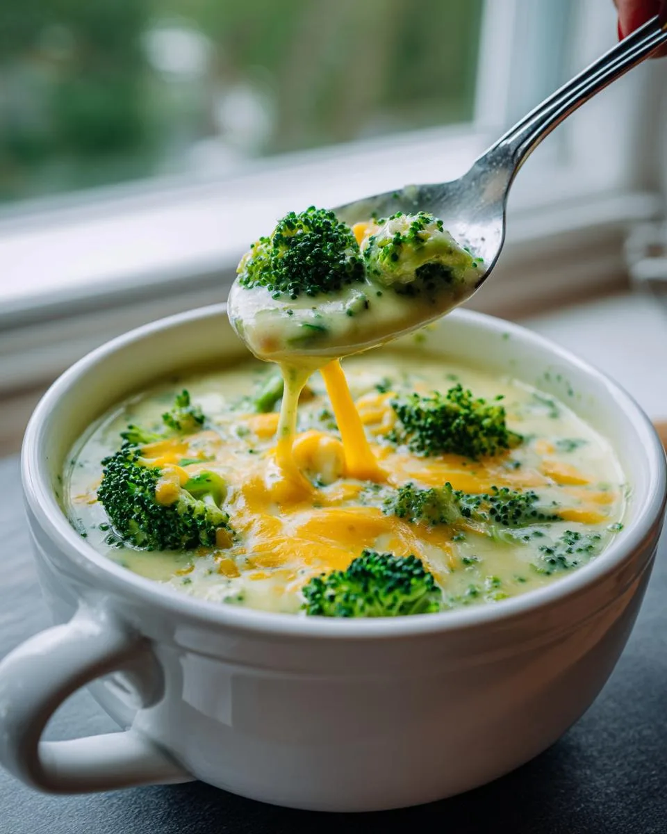 Broccoli Potato Cheese Soup - detail 3