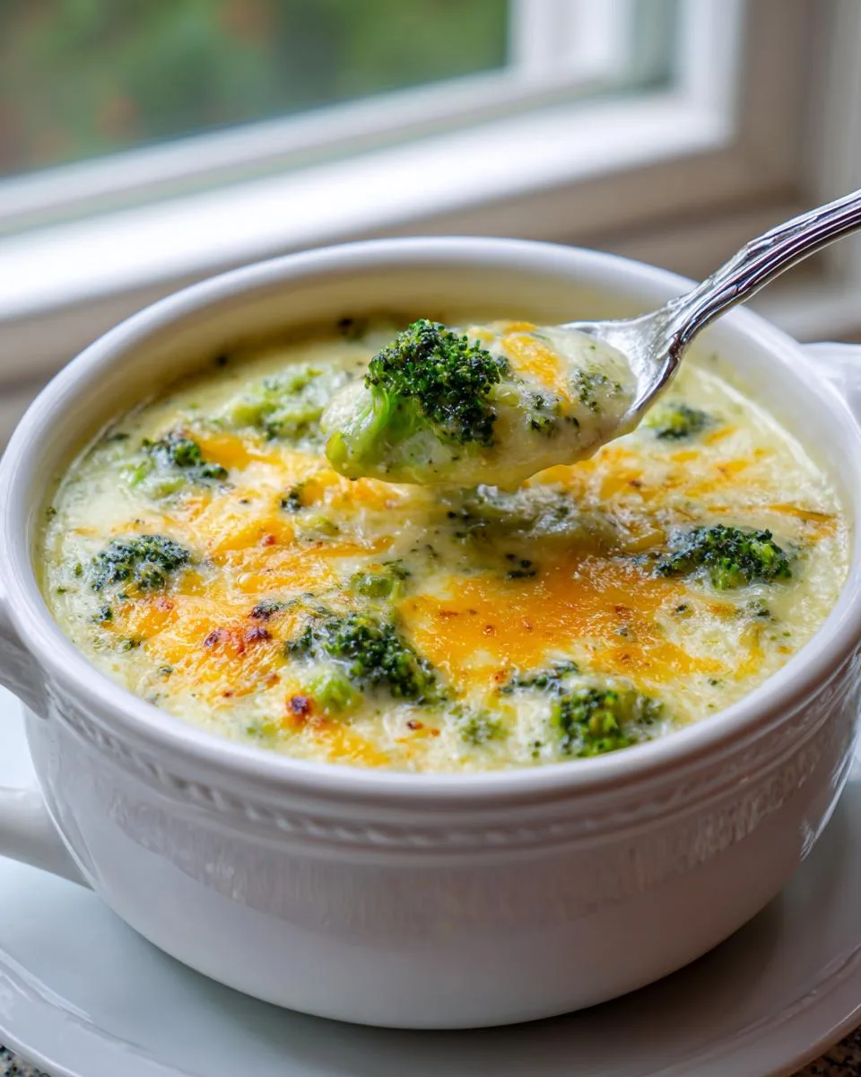 Broccoli Potato Cheese Soup - detail 4