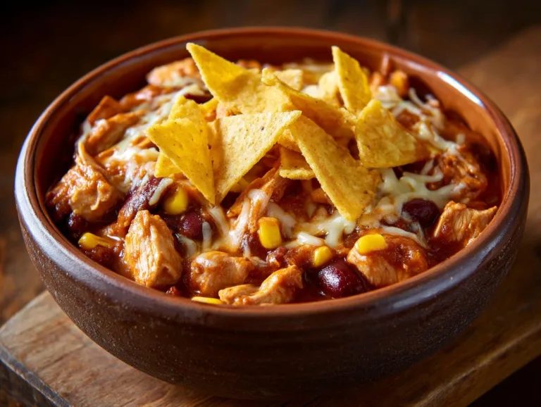Cheesy Chicken Tortilla Chili