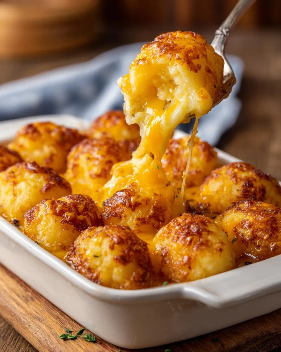 Cheesy Mashed Potato Puffs - detail 3
