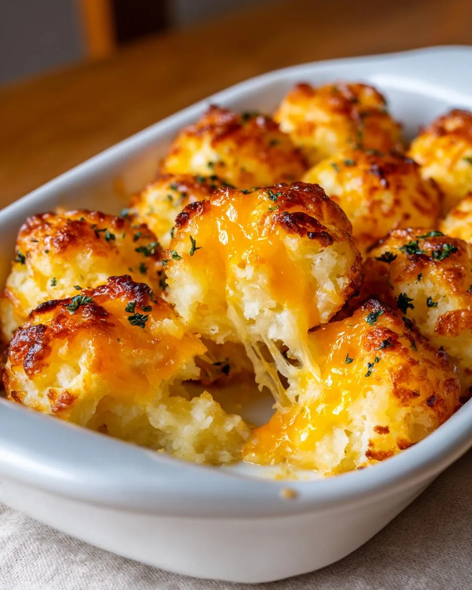 Cheesy Mashed Potato Puffs - detail 4