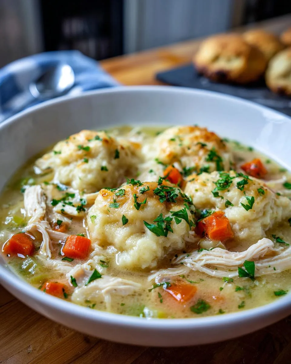 Chicken and Dumplings with Biscuits - detail 3