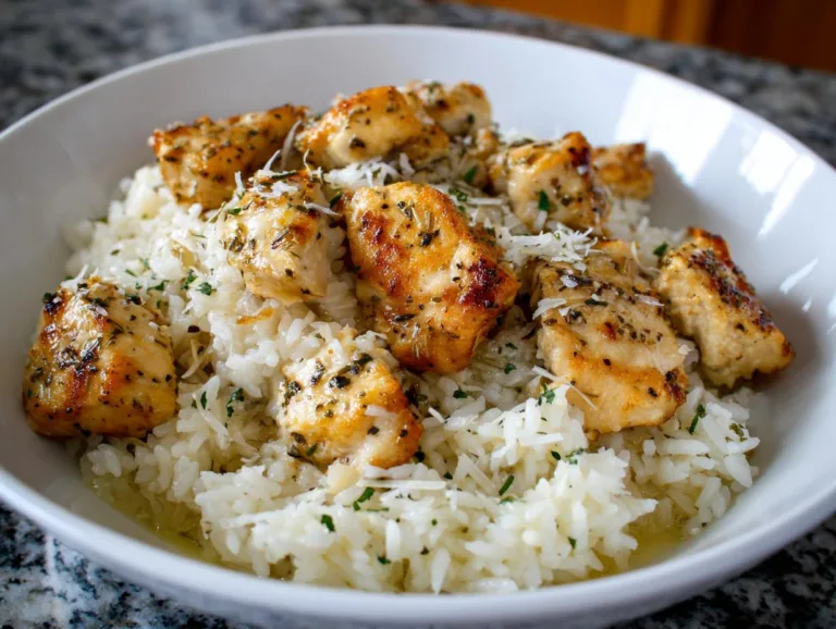 Chicken and Rice with Italian Seasoning