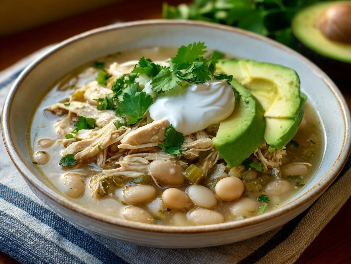 Creamy 8-Hour Chunky Slow-Cooked White Chili Recipe