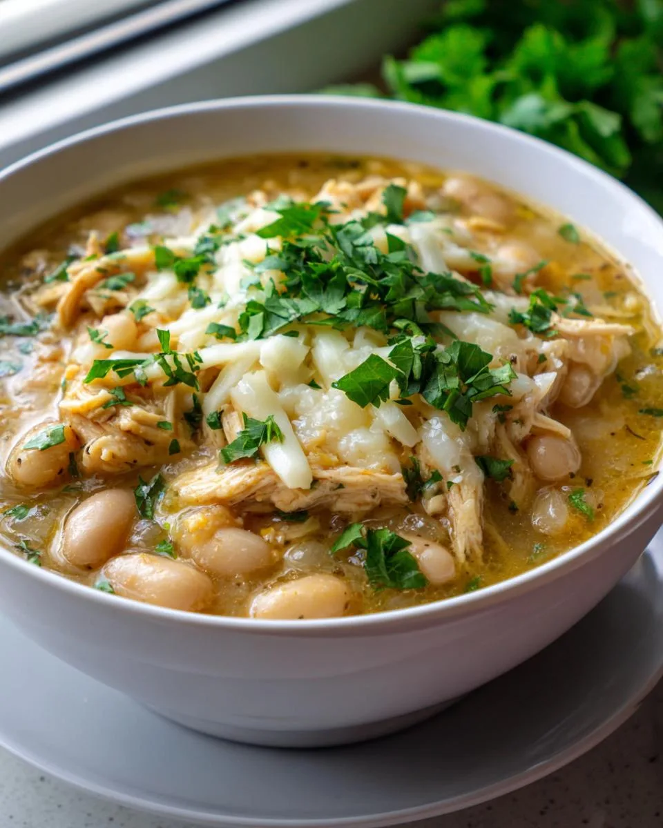 Classic Stovetop White Chicken Chili - detail 2