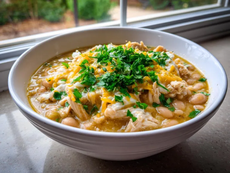 Classic Stovetop White Chicken Chili
