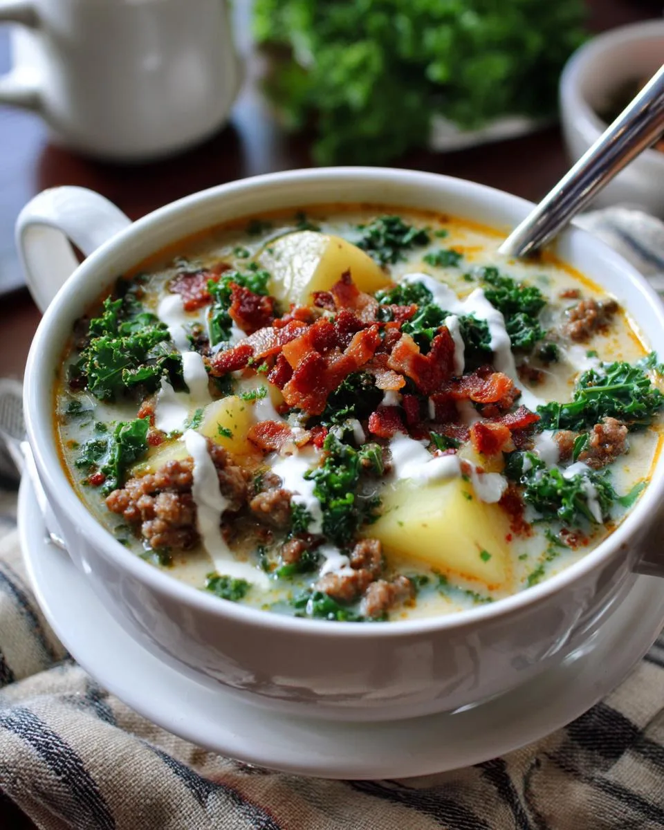 Copycat Olive Garden Zuppa Toscana Crock Pot - detail 4