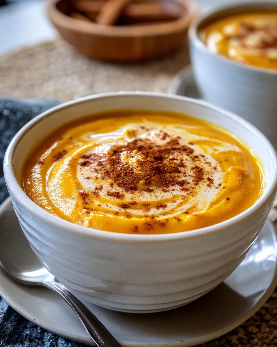 Creamy Butternut Squash Soup - detail 3