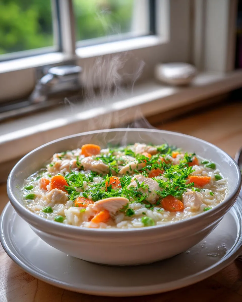Creamy Chicken And Rice Soup - detail 4