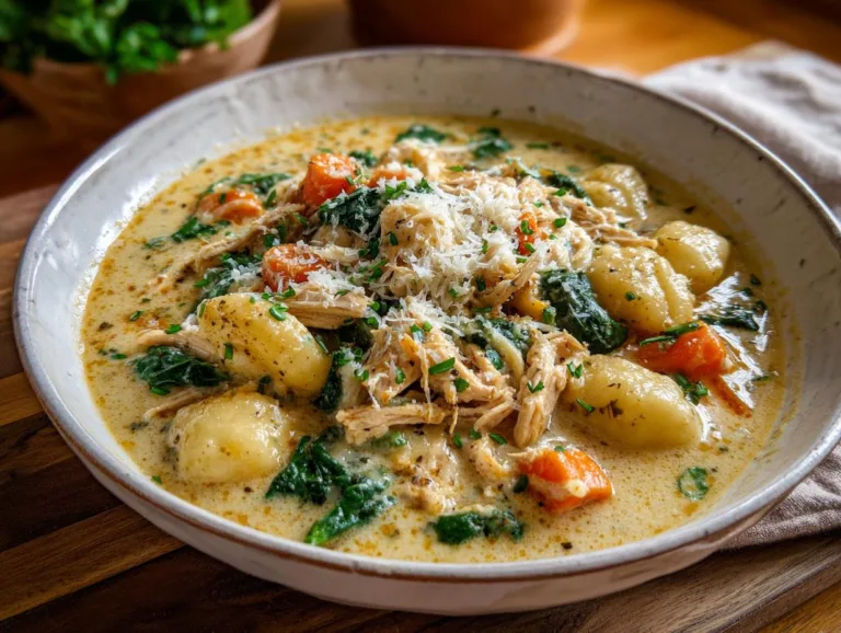 Creamy Chicken Gnocchi soup