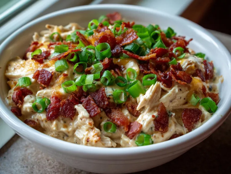 Creamy Shredded Crack Chicken